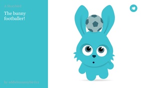 The bunny footballer!