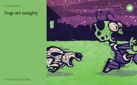 Dogs are naughty