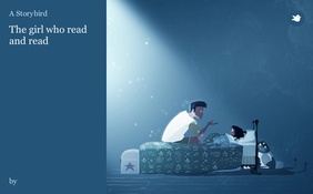 The girl who read and read