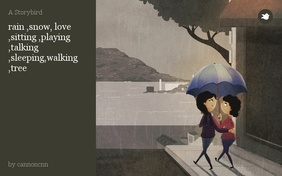 rain ,snow, love ,sitting ,playing ,talking ,sleeping,walking ,tree