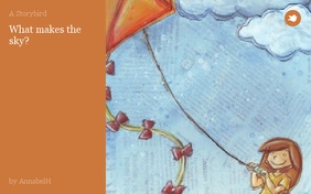 What makes the sky?