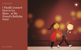 I Finally Learned How to Ice Skate...at My Friend's Birthday Party!