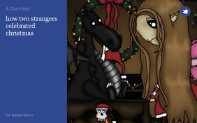 how two strangers celebrated christmas