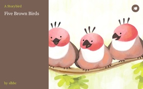 Five Brown Birds