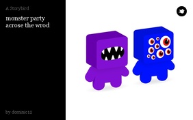 monster party acrose the wrod
