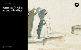 penguins fly when no one is looking