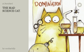THE MAD SCIENCE CAT.