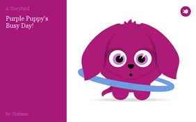 Purple Puppy's Busy Day!