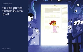 the little girl who thought she seen ghost