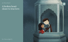 A broken heart closer to true love.