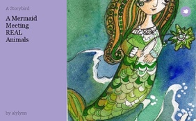 A Mermaid 
 Meeting 
 REAL 
 Animals