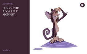 FUNKY THE ADORABLE MONKEY.