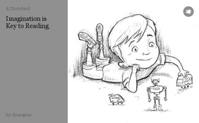 Imagination is 
Key to Reading.