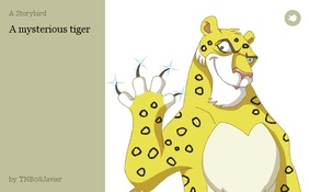 A mysterious tiger
