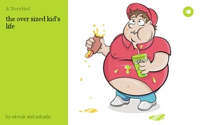 the over sized kid's life
