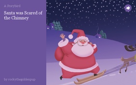 Santa was Scared of the Chimney