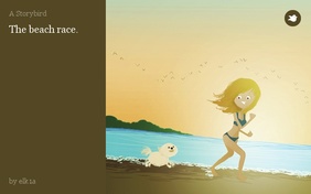 The beach race.