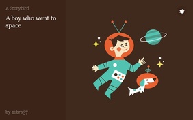 A boy who went to space