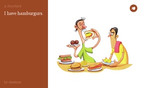 I have hamburgurs.