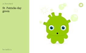 St. Patricks day green