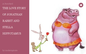 THE LOVE STORY 

OF JONATHAN 

RABBIT AND 

STELLA 

HIPPOTAMUS