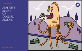 JEFFREYS'
 STORY
 OF 
 DOOMED 
 ALIENS.