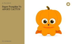 Super Pumpkin Vs ANGRY CACTUS!