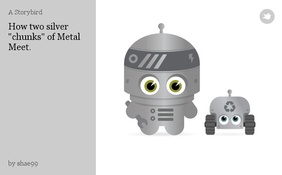 How two silver "chunks" of Metal Meet.