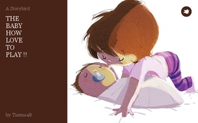 THE 
 BABY
 HOW
 LOVE
 TO
 PLAY !!