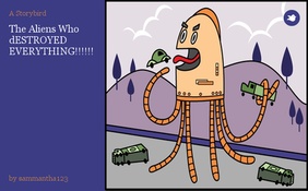 The Aliens Who dESTROYED EVERYTHING!!!!!!