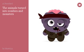 The animals turned into zombies and monsters
