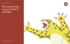 The cheetah who was not afraid of anything