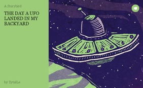 THE DAY A UFO LANDED IN MY BACKYARD
