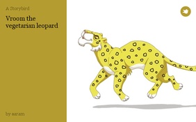 Vroom the vegetarian leopard