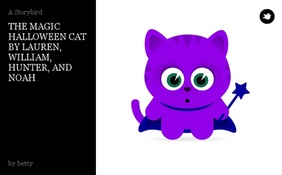 THE MAGIC HALLOWEEN CAT 
BY LAUREN, WILLIAM, HUNTER, AND NOAH