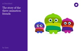 The story of the three animation friends