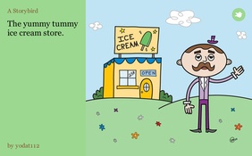 The yummy tummy ice cream store.