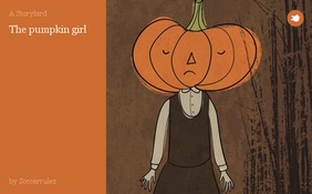 The pumpkin girl
