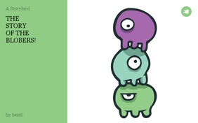 THE 
STORY 
OF THE 
BLOBERS!