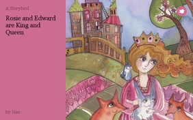 Rosie and Edward are King and
Queen