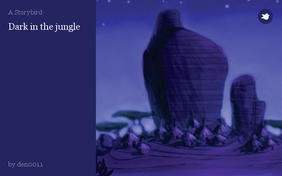 Dark in the jungle