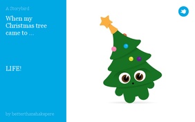 When my Christmas tree came to ...




LIFE!