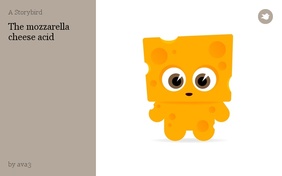 The mozzarella cheese acid