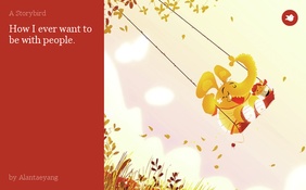How I ever want to be with people.