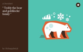 " Teddy the bear and goldilocks’ family "