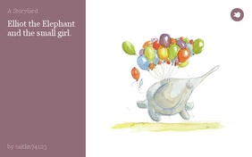 Elliot the Elephant and the small girl.