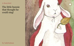 The little bunnie that thought he could sing!
