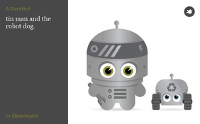 tin man and the robot dog.