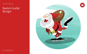 Santa's Lucky Escape