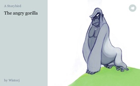 The angry gorilla